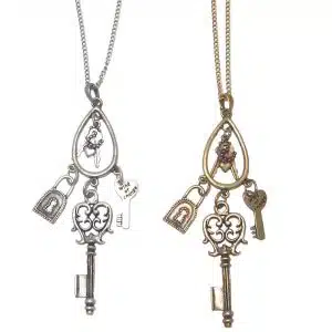 Vintage key necklace