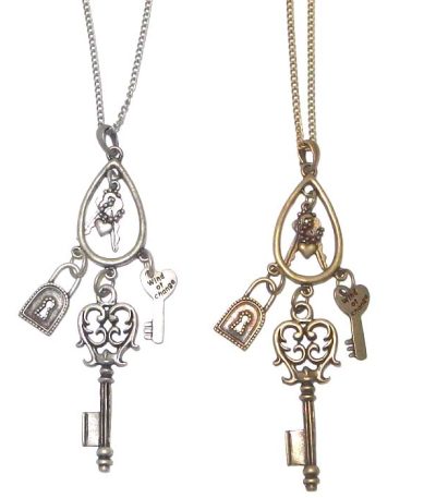 Vintage key necklace
