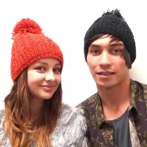 Wool hat pom pom