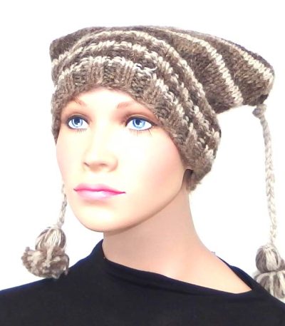 Pigtails wool hat