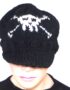 Skull-wool- black-hat