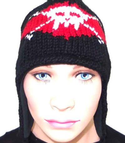 Skull -Wool- Hat