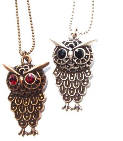 Long Owl Necklace