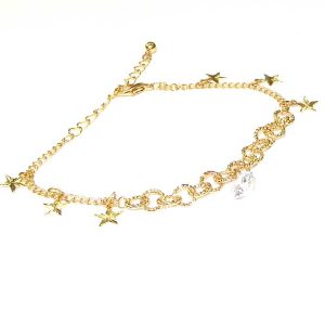Faux gold star bracelet