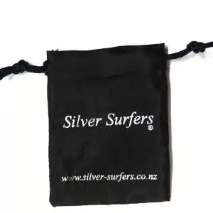 Silver Surfers jewellery pouch