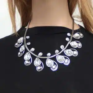 Sparkling choker necklace
