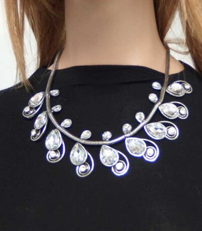 Sparkling choker necklace