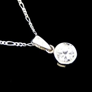 Small cz necklace
