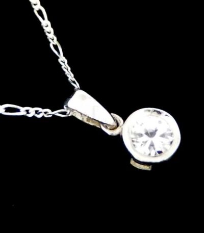 Small cz necklace
