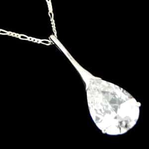 Cubic zirconia necklace