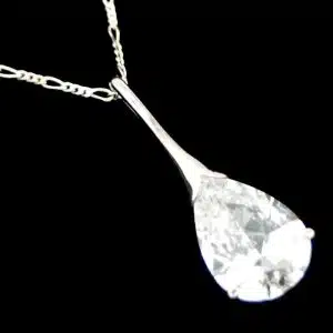 Cubic zirconia necklace