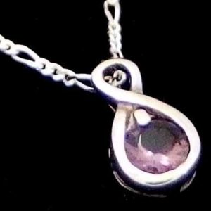 Sterling Silver CZ Necklace