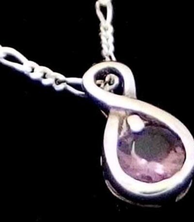 Sterling Silver CZ Necklace