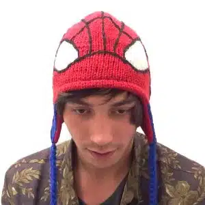 Wool spiderman hat