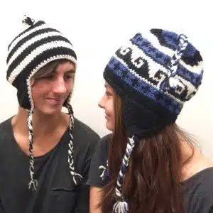 knitted earflap hats