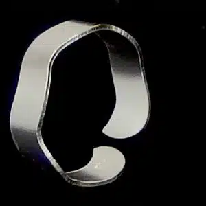 Plain silver toe ring NZ