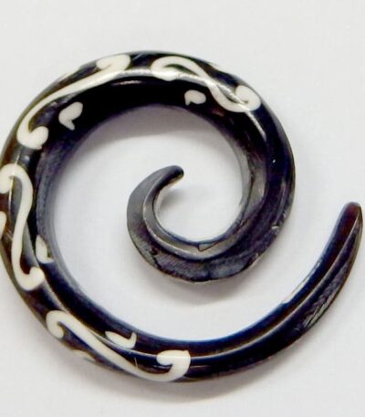 Stretched ear lobe jewellery