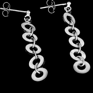 Silver Drop earrings NZ