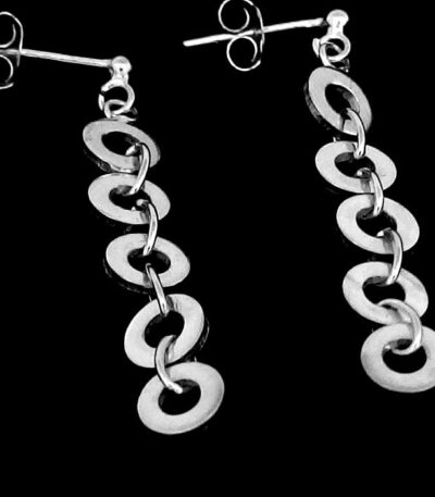 Silver Drop earrings NZ