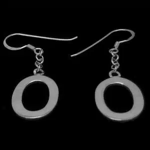 Oval dangling earrings NZ