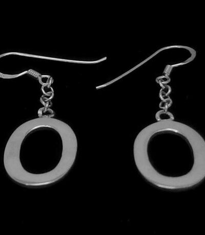 Oval dangling earrings NZ