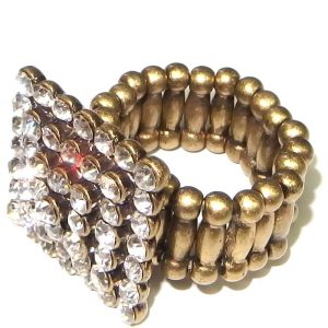 Gold free size ring