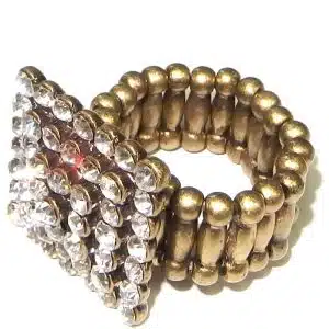 Gold free size ring