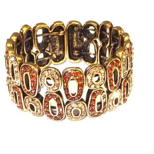 Art deco gold bracelet