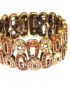 Art deco gold bracelet