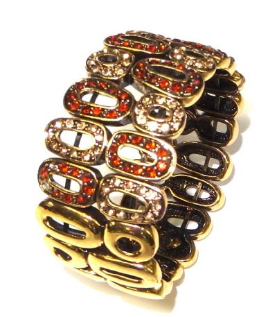 Art deco gold bracelet
