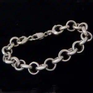 Heavy silver bracelet