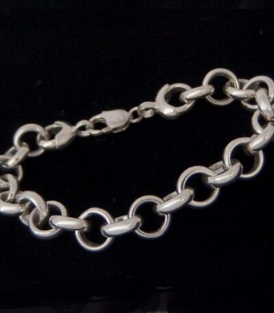 Heavy silver bracelet