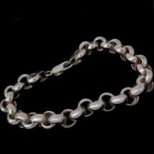 Heavy silver bracelet