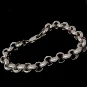 Heavy silver bracelet
