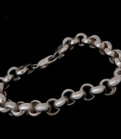 Heavy silver bracelet