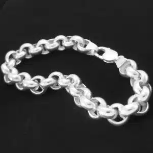 Heavy silver bracelet