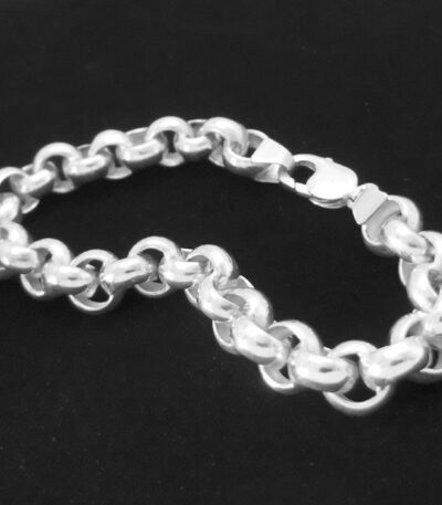 Heavy silver bracelet