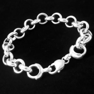 Heavy silver bracelet