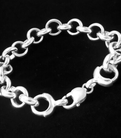 Heavy silver bracelet