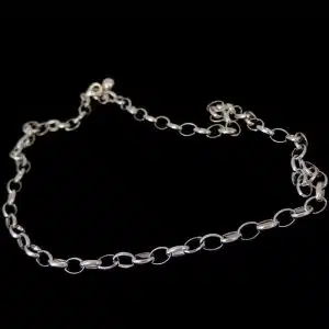 Long Rolo Silver chain