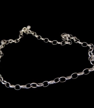 Long Rolo Silver chain