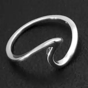 Silver wave ring NZ