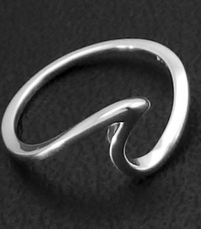 Silver wave ring NZ