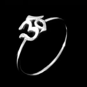 Silver Om ring