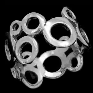 Chunky Silver rings NZ