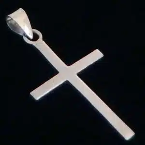 Sterling silver cross necklace