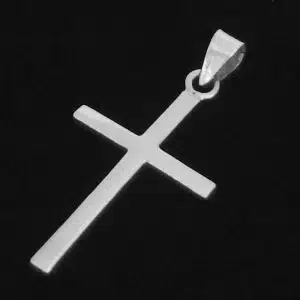 Sterling silver cross necklace