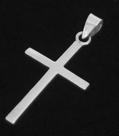 Sterling silver cross necklace