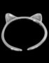 Sterling silver cat ring