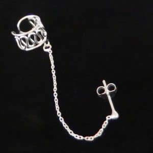 Ear Cuff Earring with Chain